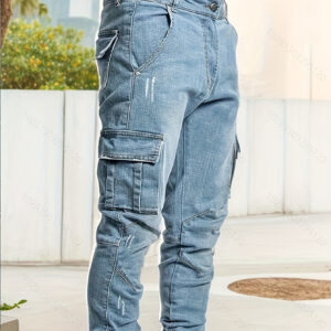 Men's Skinny Jeans - Stretch Work Pants with Slim Fit, All-Season Stretch Denim for Casual & Formal Outfits - Non-See-Through Streetwear Trousers, Versatile Clothing, Contemporary Fashion, Durable Fabric, Stylish Bottoms, Urban Style