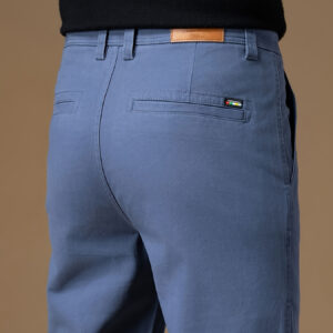 Men'S Stretch Formal Pants - Classic Business Casual Trousers, Beige Office & Everyday Pants with Button Closure, Mid-Rise Regular Fit for Formal Events, Meetings, Travel - Spring/Fall Dress Pants, Formal Pants for Dresses, Meeting Attire, Sophisticated Look, Durable Fabric, Work Attire, Timeless Design, Quality Stitching, Corporate Wear