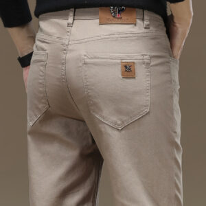 Men'S Stretch Dress Pants - Formal & Casual Business Trousers with Button Closure, All-Season Comfort Fit, No Belt Needed - Office, Wedding, Everyday Casual Wear - Available in Black & More Colors - Durable Formal & Everyday Pants, Office Attire, Classic Design, Comfortable Material, Professional Men, Wedding Attire, Sleek Design, Highquality Fabric, Office Professionals