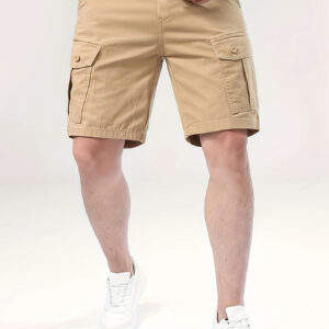 Men's Cargo Shorts - Heavy-Duty Multi-Pocket Non-Stretch Work Shorts, Casual Everyday Pants Replacement for Urban & Semi-Formal Outfits - Belt Not Included, Outdoor Activities, Versatile Design, Sturdy Construction, Working Professionals