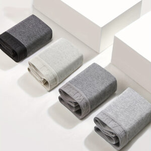 4-Pack Men's Underwear - Comfortable and Breathable, Simple & Stylish Boxer Briefs for Men