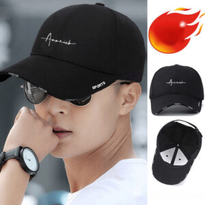 1pc Adjustable Snapback Baseball Cap - Black, Comfortable Fit for All Head Sizes, Stylish & Versatile, Polyester Material, Sports Cap|Sleek Black Cap|Adjustable Fit
