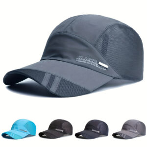 Men's Spring/Summer Lightweight Breathable Outdoor Casual Fishing Duckbill Cap Quick-Dry Thin Sports Baseball Hat