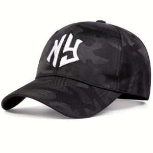 Trendy Embroidery Camouflage Baseball Cap Unisex Hip Hop Dad Hat Lightweight Adjustable Sun Hats For Women & Men