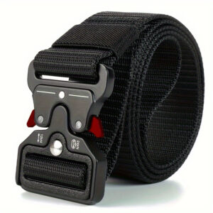 Men's Camo Nylon Belt - Durable, Adjustable for Outdoor SportsValentine's Day