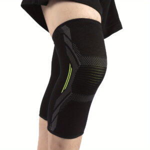 1pc Knit Knee High Socks, Four-Sided Elastic Three-Dimensional Support Warm Leg Sleeve, Suitable for Men and Women, Perfect for Outdoor Activities such as Basketball, Cycling, Running and Dancing