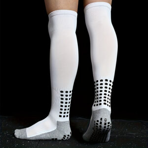 1/5/10 Pairs High Knee Sports Socks for Men & Women - Long Grip, Thick Towel Bottom, Geometric Pattern, Ideal for Soccer, Basketball, Skateboarding, Rugby & Exercise, Athletic Socks|Grip Enhancing Socks|Stretchable Fabri