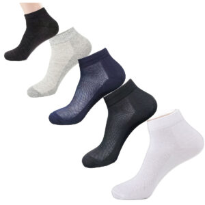5 pairs of Men's summer mesh socks, short, thin cotton socks, anti-odor socks, solid color versatile Men's socks, breathable sports socks, casual business socks, Disposable Socks for Men, Extra Large Winter Home Socks for Men, Character Socks, Socks Women, Ladies Socks, Summer Socks, Casual Wear, Classic Look, Mesh Design, Hand Wash Only, Breathable Fabric, Multipurpose Socks, Short Socks, Office Workers, Active Lifestyle