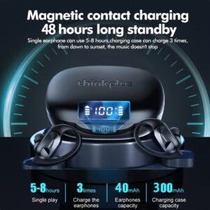 For Lenovo Licensed LP75 | True Wireless Wireless Earbuds | Hi-Fi Sound Quality | 13mm Drivers Earphone Capacity | Smart Touch Controls | Noise Cancellation | Fast Charging | Lightweight and Comfortable | Perfect for Sports and Calls | Smart LED Display, Earbuds Wireless, Sports Earphones, Sleek Earbuds, Durable Earphones, Active Lifestyle, Modern Earphones, Highquality Audio, Tech Enthusiasts