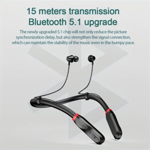 New Wireless Headphones, Ultra-Light Neckband Wireless Earbuds with Dual Dynamic HiFi Sound, New Minimalist Neck Design, Suitable for Sports, Super Soft Neck Strap, Immersive Music Sports Earphones, Long Battery Life, Ideal for Fitness, Running, Commuting, Calls, and Gaming