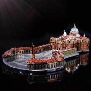 קתדרלת פטרוס הקדוש: עצב את יצירת המופת הארכיטקטונית התלת-ממדית שלך ממתכת!