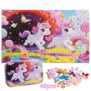 صندوق الأحاجي الساحر: عالم الأميرات واليونيكورن لإبداع طفلك!