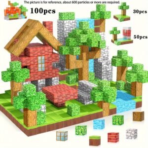 أطلق العنان لعبقرية طفلك: مكعبات البناء المغناطيسية الذكية!