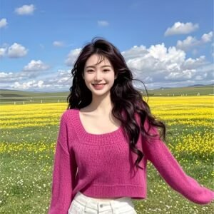 أناقة الدفء: سويتر الرقبة المربعة لتتألقي هذا الموسم