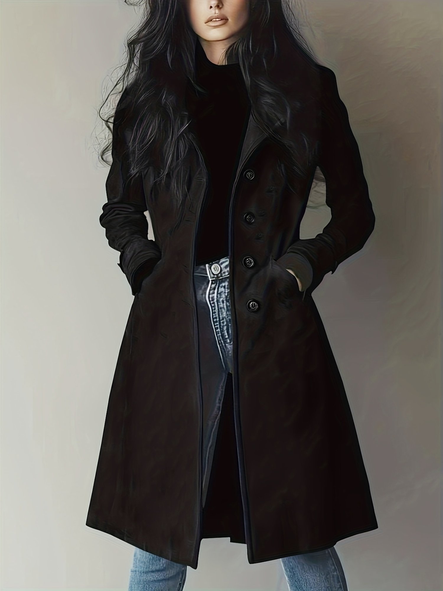 מעיל האלגנטיות הנצחית: חום ויוקרה לכל אישה