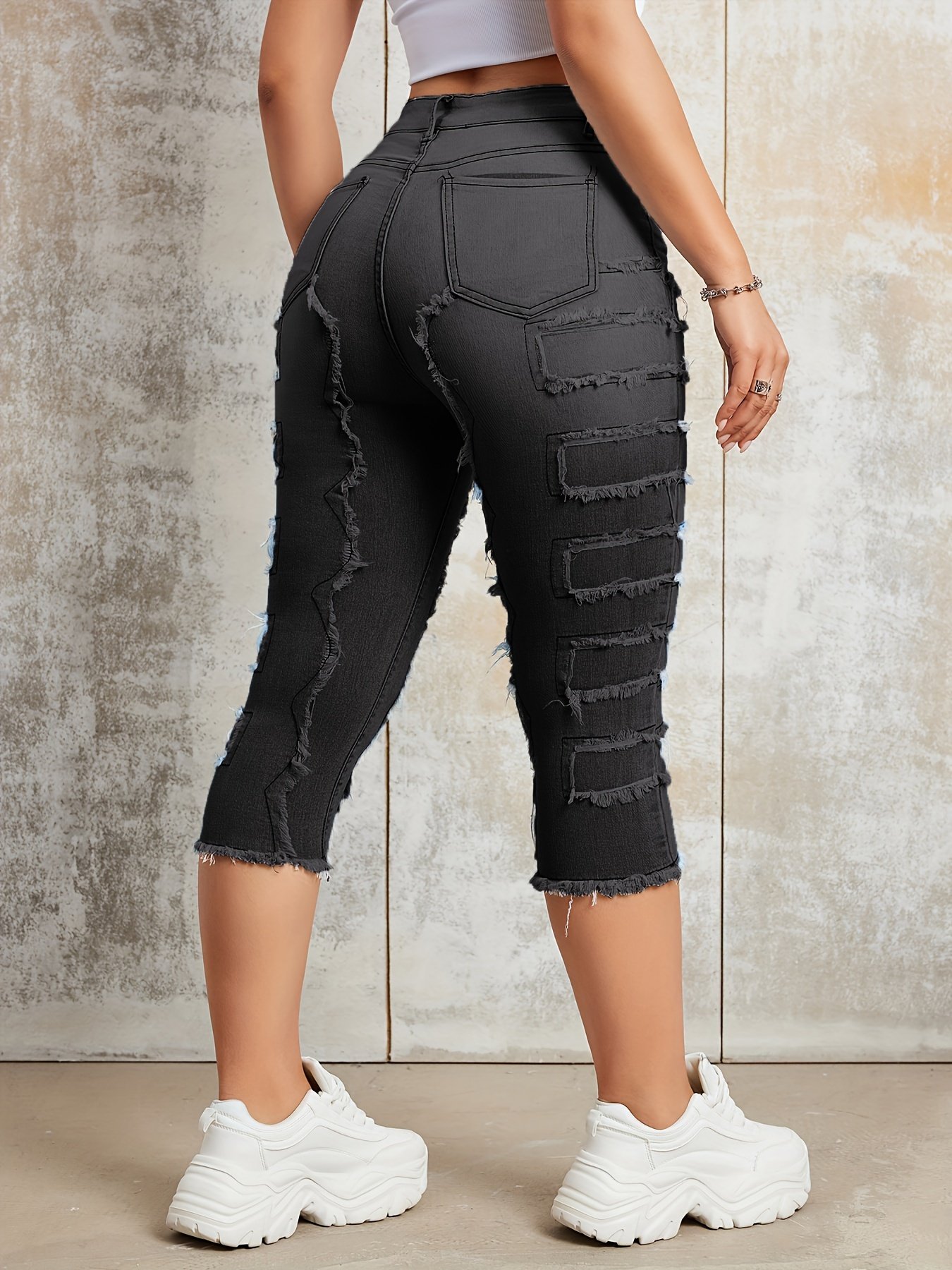 תזרחי בנוחות ובסטייל: שורט ג'ינס מרוקם ונמתח – תמונה 5