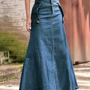 تنورة بوهو الطويلة: أناقة تتحرك معك في كل مغامرة!