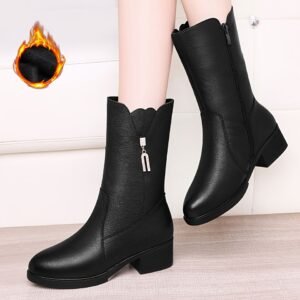 بوت الكاحل الشتوي: دفء لا مثيل له وأناقة لا تضاهى