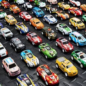 مجموعة سيارات الأبطال المعدنية: 35 قطعة لمغامرات لا تنتهي!