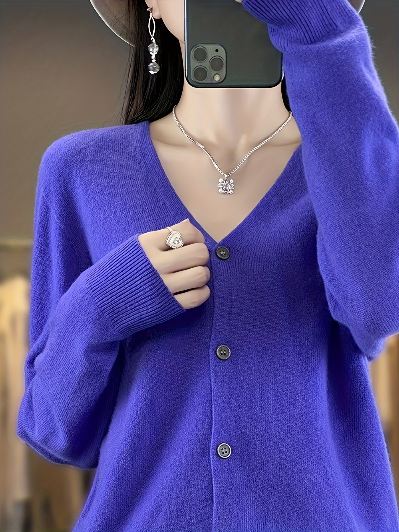 كارديغان الصوف الفاخر: دفء وأناقة لا تضاهى - الصورة 9