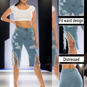 תתעלי בטאץ' אופנתי: שורט הג'ינס הקרוע המושלם לקיץ בלתי נשכח!