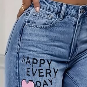 جينز الحروف العصرية: أناقة لا تقاوم وراحة بلا حدود!