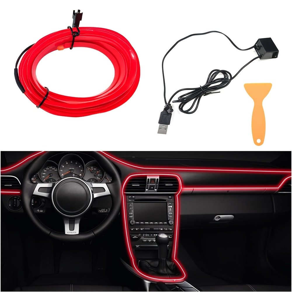 أجواء سيارتك... عالم آخر! إضاءة النيون المرنة RGB - الصورة 5