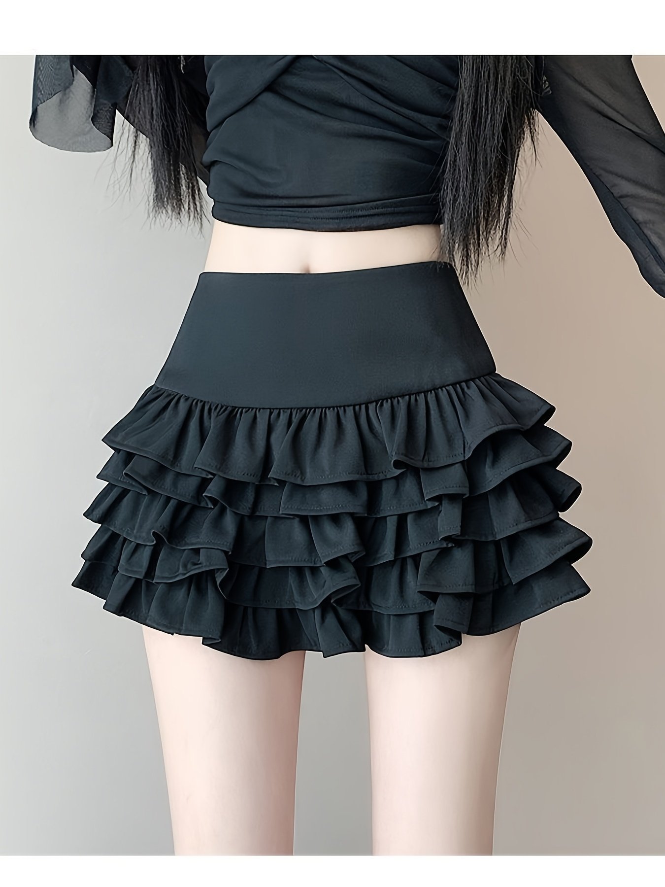 חצאית שכבות אלגנטית: קסם הנשיות בכל צעד – תמונה 7