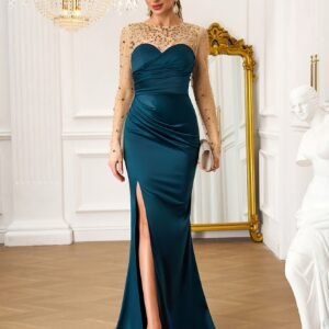 تألقي ببريق ساحر: فستان حورية البحر الفاخر