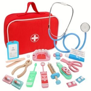 عيادة أبطال المستقبل: مجموعة الطبيب الخشبية التفاعلية!