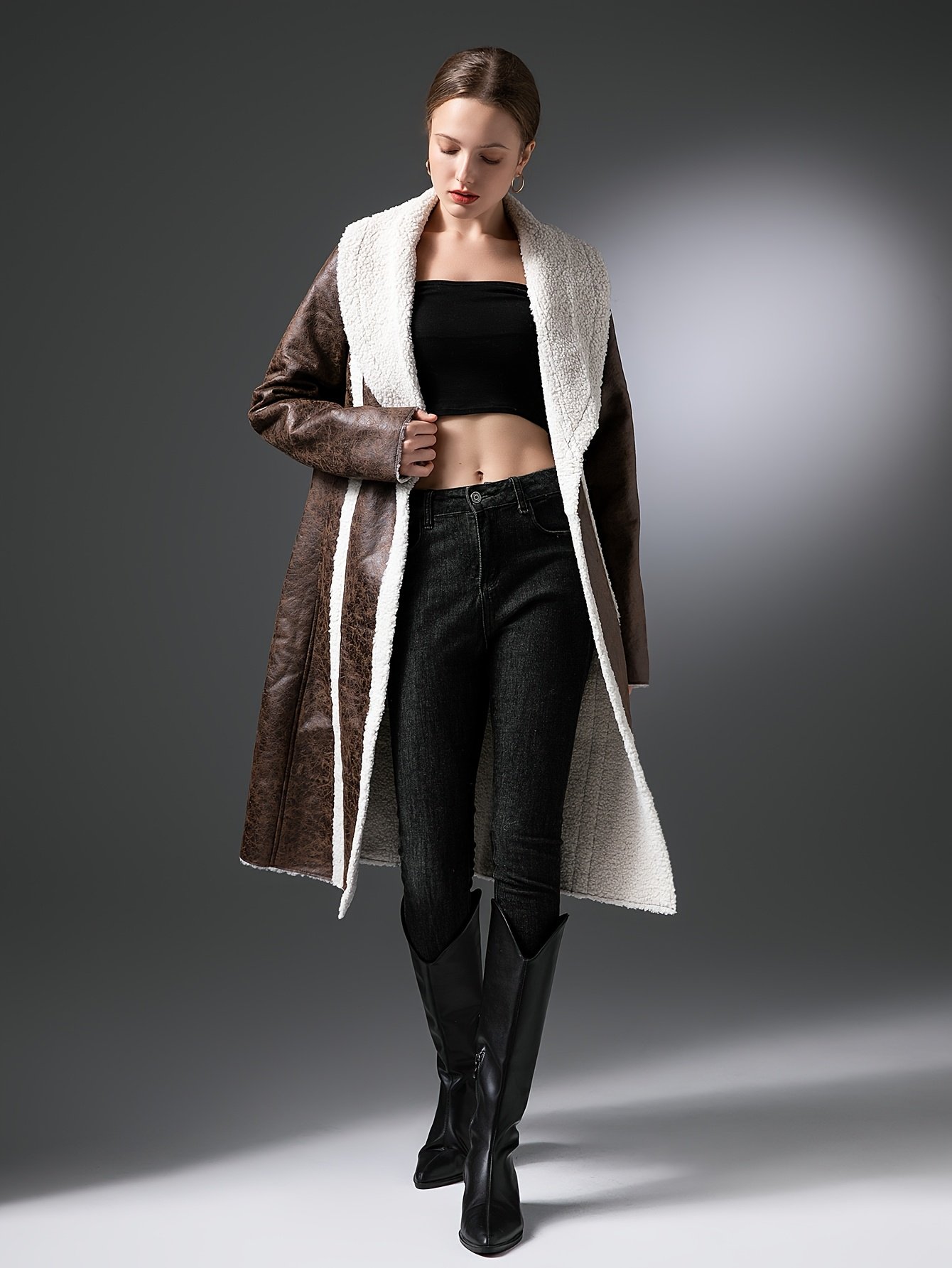 معطف الشتاء الفاخر: دفء وأناقة لكل مناسبة - الصورة 5