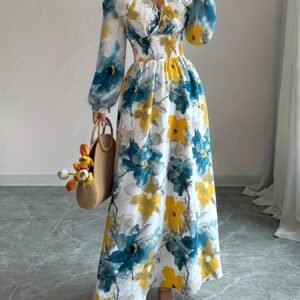 أناقة بلا حدود: فستانك الطويل لمواسم الجمال!