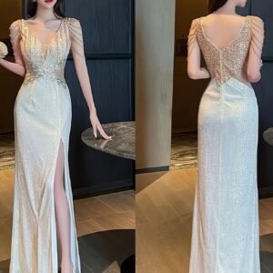 الفستان الساحر: تألقي بقصة حورية البحر وبريق الترتر!