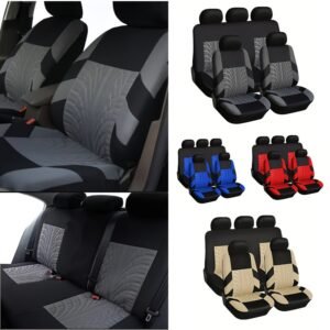 Tire Tread Pattern Car Seat Covers: Modern Elegance & Superior Protection for Every Journey!