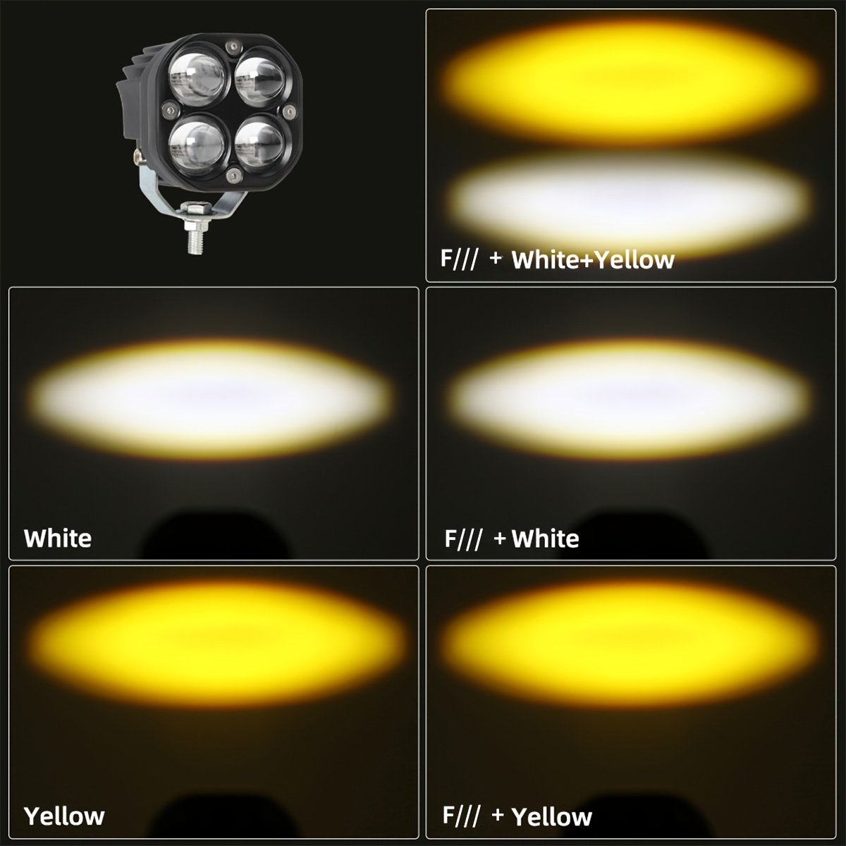 Drive with Confidence: Super Bright & Powerful Dual LED Work Lights - Image 11