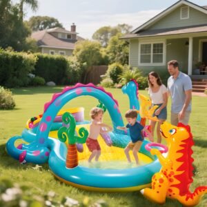 جنة المرح المائي المتنقلة لأبطالك الصغار!