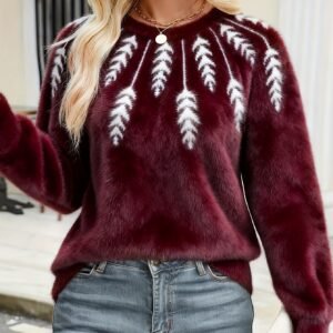 كنزة الشتاء الفاخرة: أناقة عصرية بلمسة من الدفء والجاذبية!