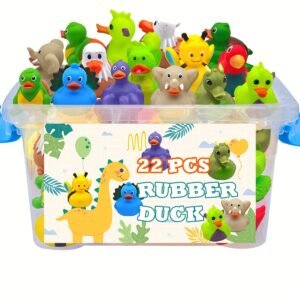 أصدقاء الاستحمام والمرح: 22 بطة ودينوصور!