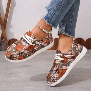 Plaid Canvas Shoes: Contemporary Comfort, Unique Artistic Flair!
