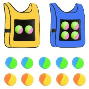 مغامرة المرح العائلي: مجموعة اللعب التفاعلية بالسترات اللاصقة!