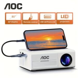 מקרן AOC הקטן: עולם בידור ענק בכיס שלך!