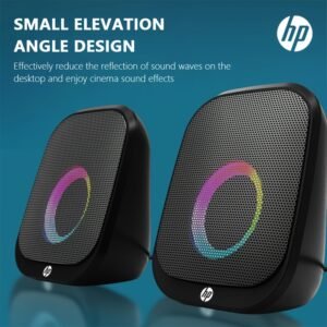 ارتقِ بتجربتك الصوتية: مكبرات صوت سطح المكتب المدمجة من HP