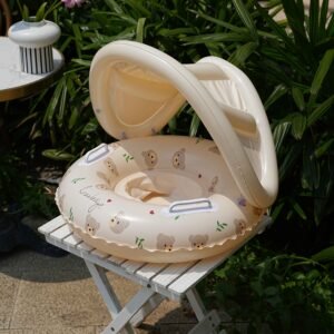 A Summer Full of Fun and Safety: Swim Boat and Floating Ring with Cute Animal Designs