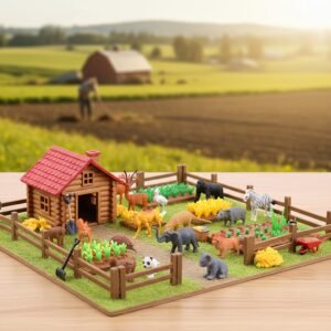 مملكة الحيوانات البرية المصغرة: 53 قطعة لمتعة وتعلم لا يتوقف!