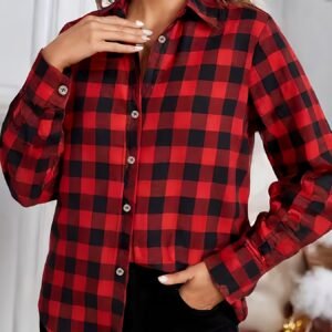 قميص الكاروهات الفاخر: أناقة دافئة لموسم الخريف والشتاء