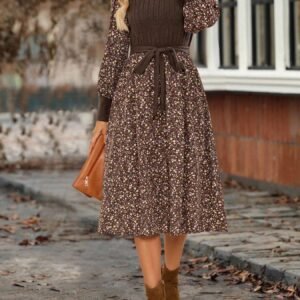 فستان الأزهار الجذاب: أناقة وراحة لكل يوم