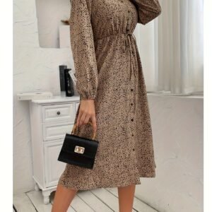 Untamed Leopard Elegance: Your Perfect Everyday Dress!