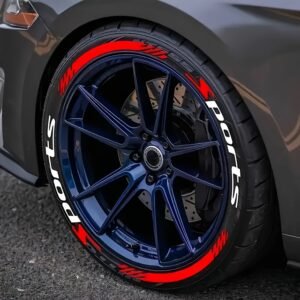 Shine on the Road: Premium Sport Wheel Rim Decals!