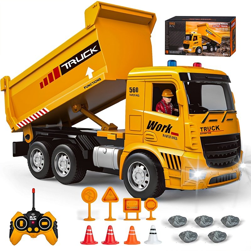 משאית הבנייה הענקית: הרפתקאות בלתי נשכחות בקצות אצבעותיו של ילדך!