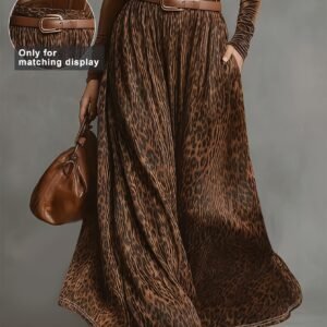 أناقة الفهد المتجددة: تنورة كلاسيكية لكل يوم!